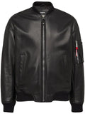DSQUARED2 leather bomber jacket