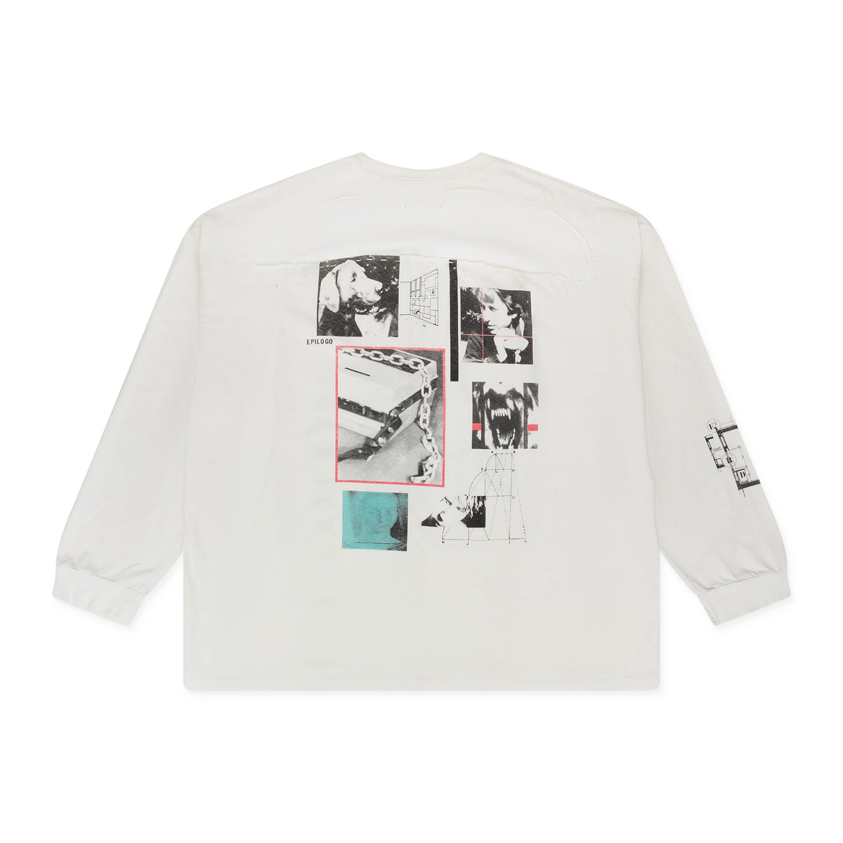 Vintage White Modular LS T-Shirt