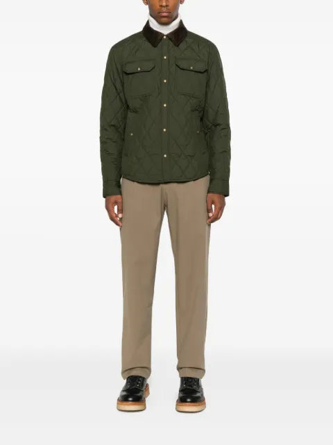 Polo Ralph Lauren quilted corduroy-collar shirt jacket