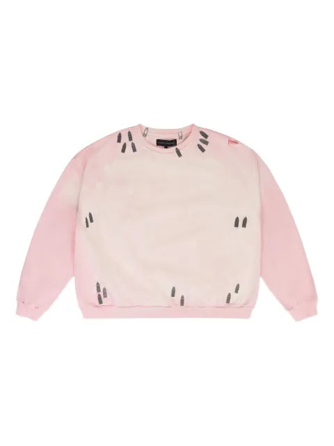 Who Decides War hardware-details crew-neck sweatshirt