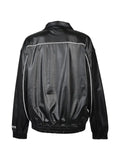 BREATH piping zip-up jacket