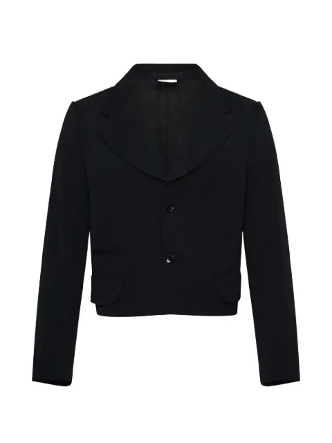 Comme des Garçons Homme Plus notched-lapels cropped blazer