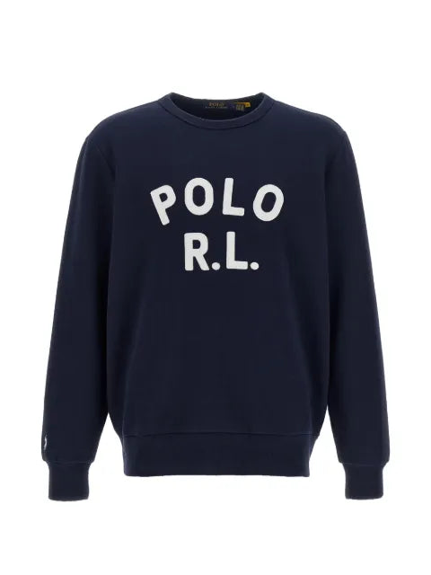 Polo Ralph Lauren logo-patch crew-neck sweater