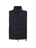 AFTER LABEL quilted zip-up gilet