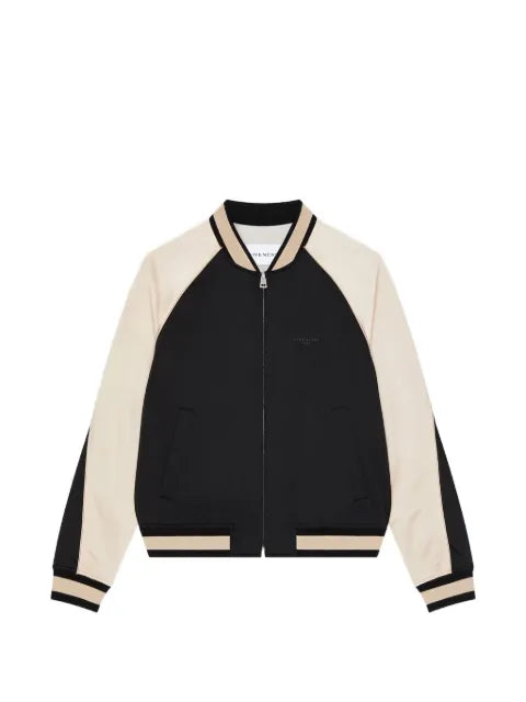 Givenchy logo-embroidered bomber jacket