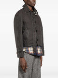 LOEWE belted button-front jacket