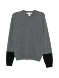 Comme des Garçons Homme colour-block wool sweater