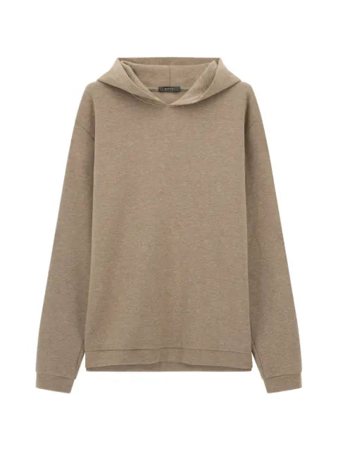 Boggi Milano sweatshirt hoodie in cotton blend scuba mélange