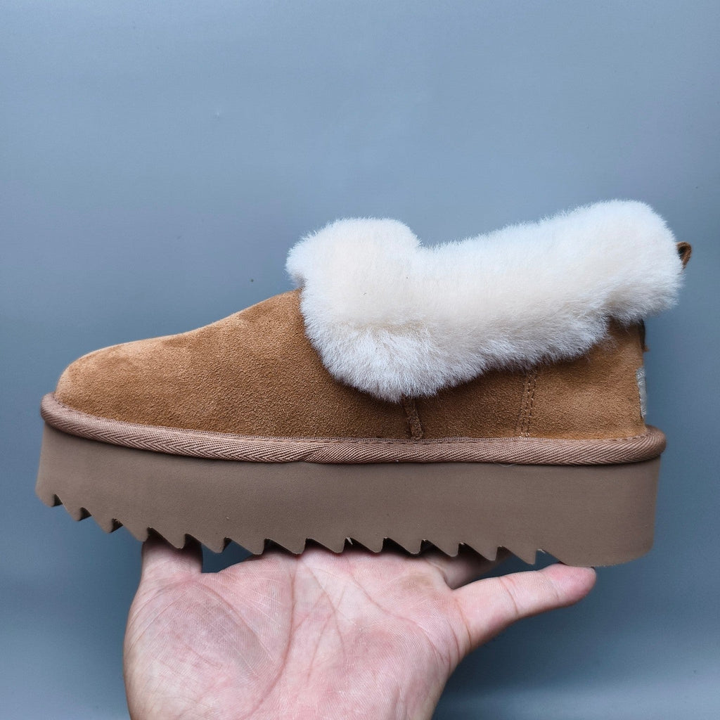 Chestnut Platform Casual Shoes — New Arrival | In Stock