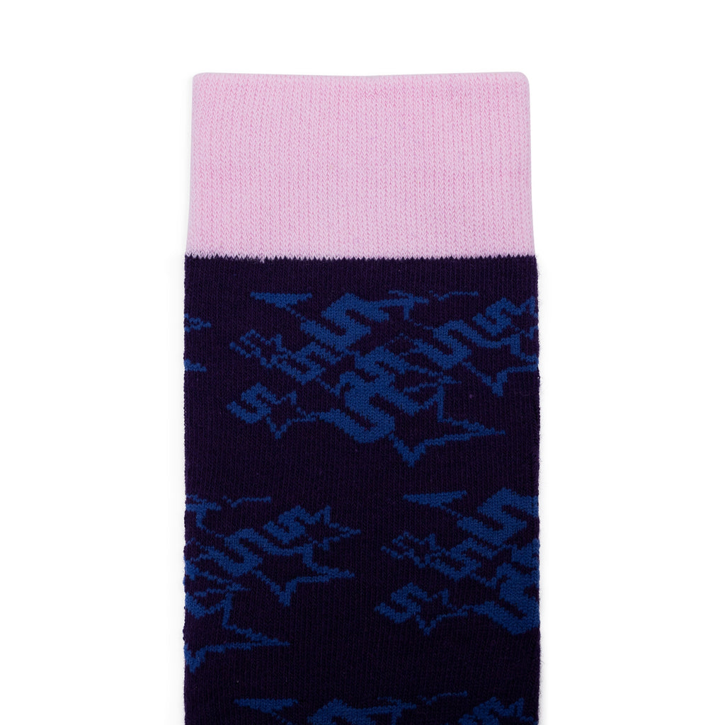 Purple/Royal Candy Socks
