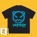 Drew T-shirts Funny Smiley Printed Short Sleeve
