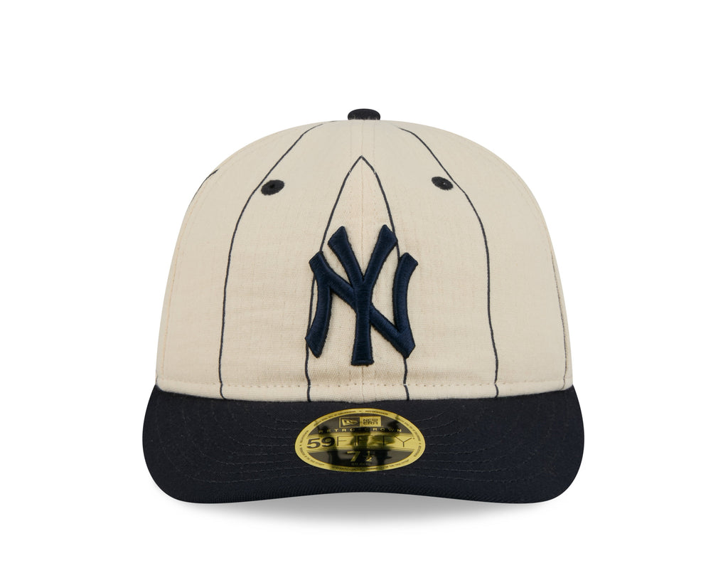 New Era 5950 Retro Crown New York Yankees Linen Fitted Hat