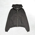 Forward, Always Ultra Heavyweight Hooded Zip Sweatshirt: Black
